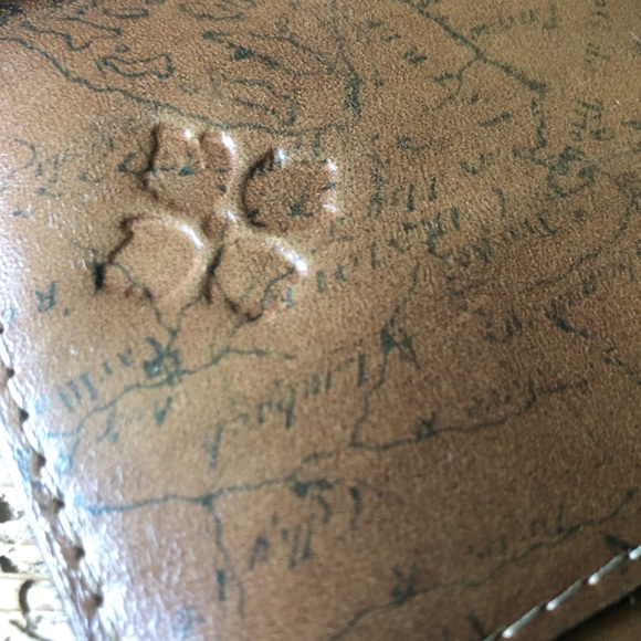 RARE Patricia Nash Signature Map Pitelli Bifold Leather Wallet - Picture 14 of 17